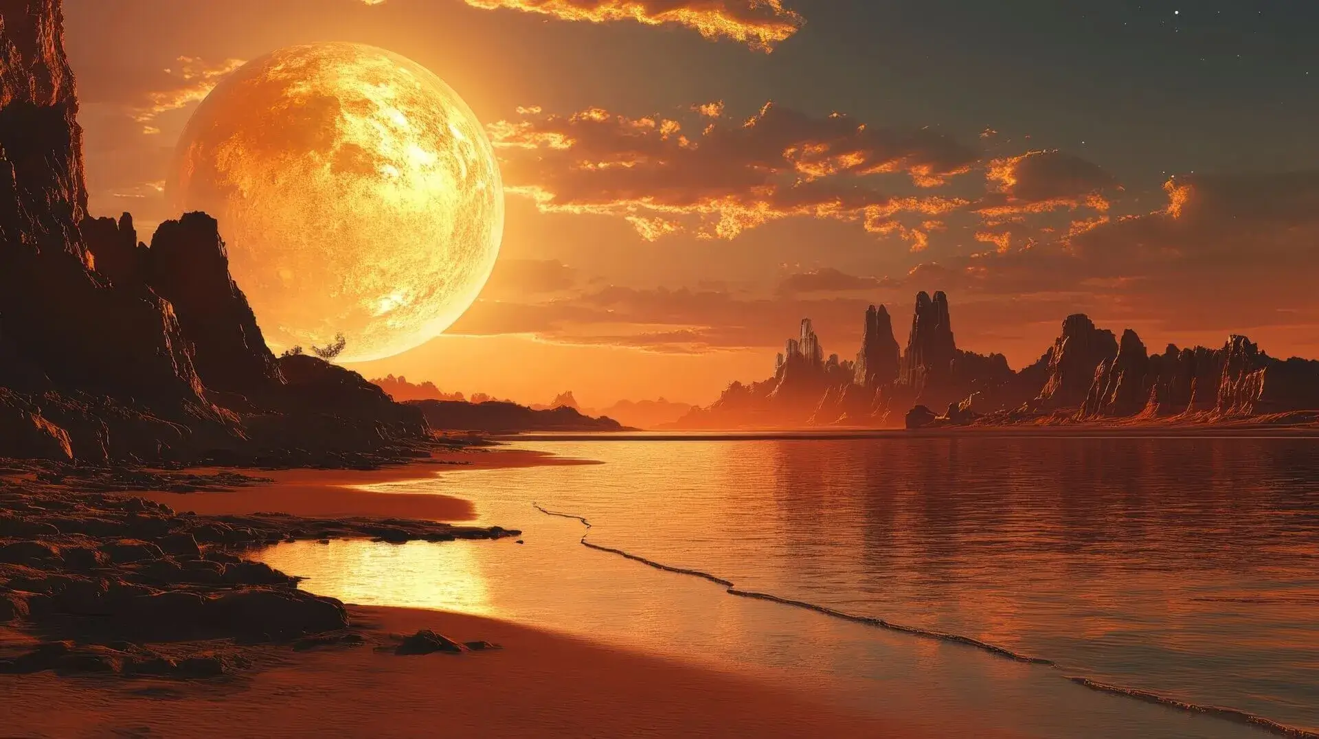 Древни езера и реки на Марс